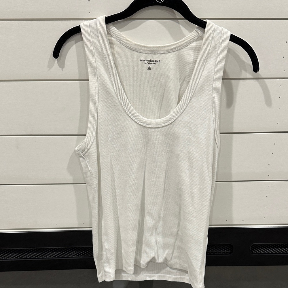 Abercrombie & Fitch Classic White Tank Top